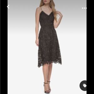 (SOLD) Guess black lace dress